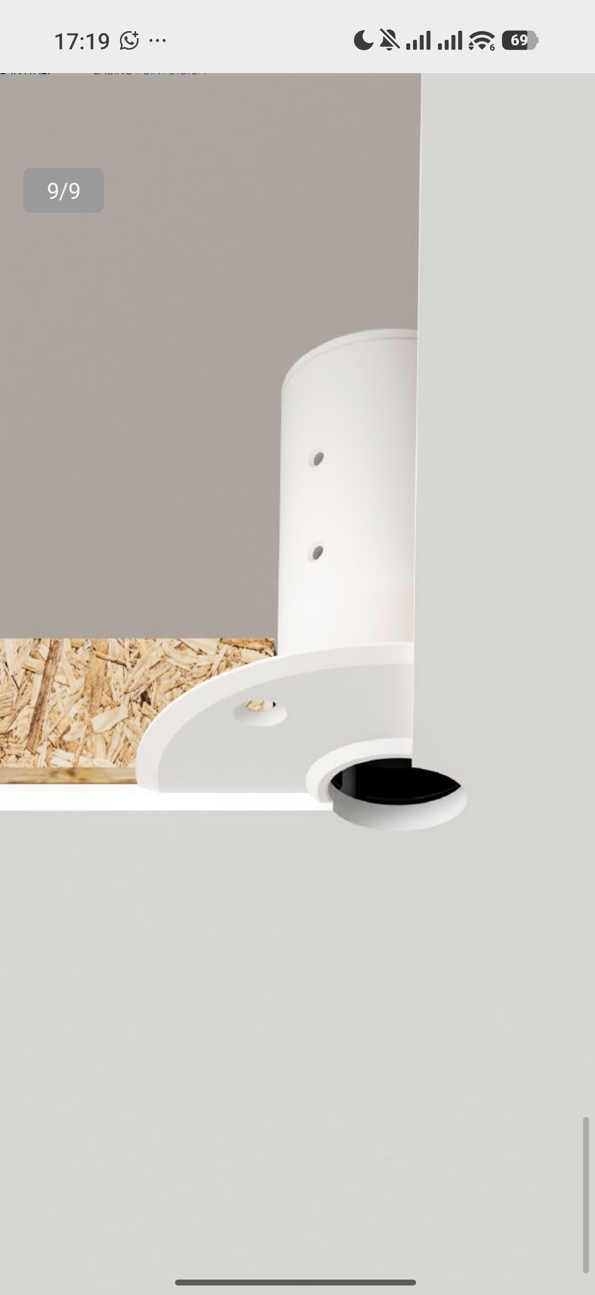 Recessed mounting cutaway