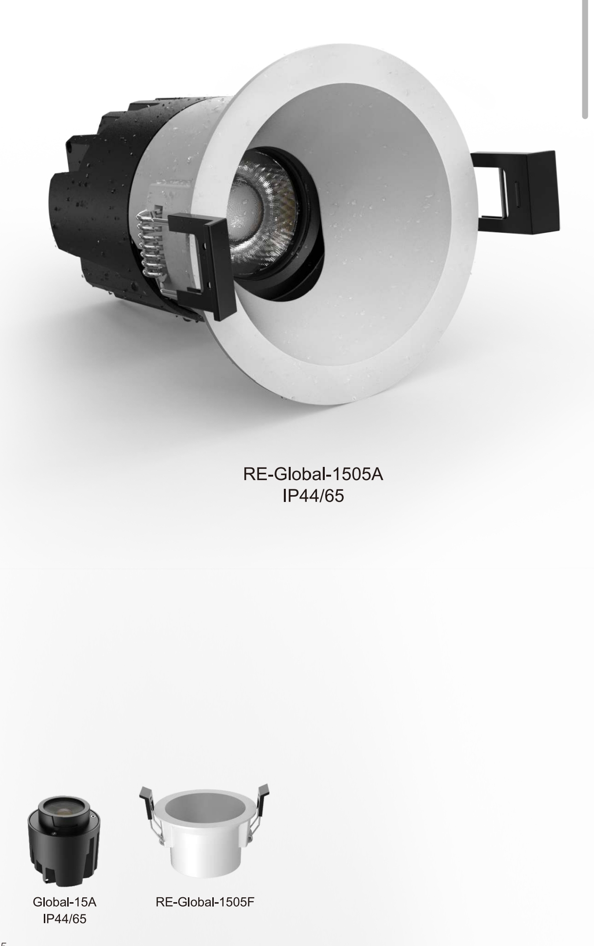 Deep recessed downlight