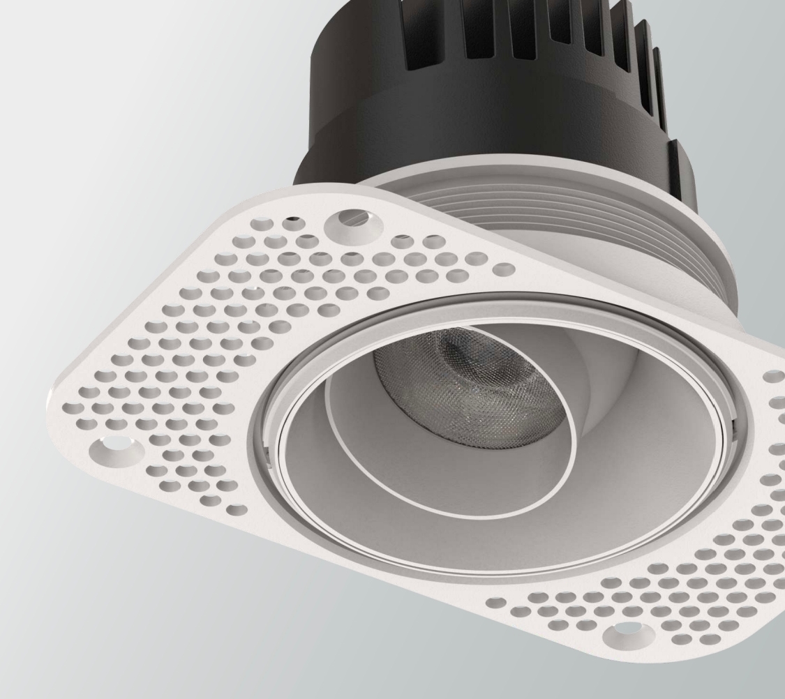 Trimless adjustable optic